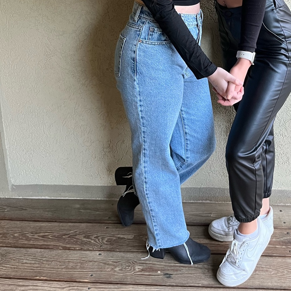 Pacsun hi-rise straight jeans